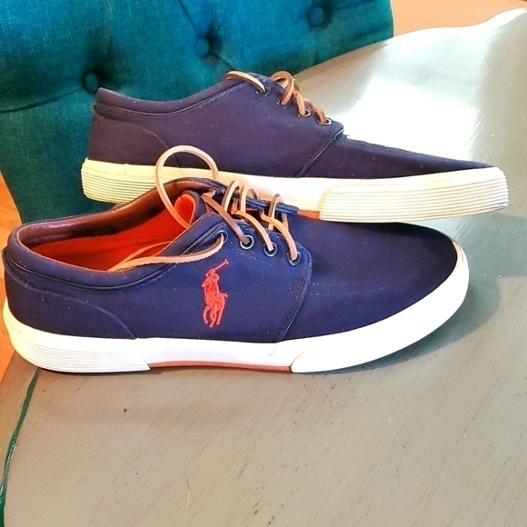 Polo Ralph Lauren | Shoes | Polo Ralph Lauren Mens Blue Orange Polo Ralph Lauren | Shoes | Polo Ralph Lauren Mens Blue Orange